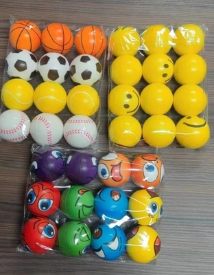 스포츠 및 휴식을위한 7cm PU 폼 항 스트레스 스포츠 볼의 장점을 경험하십시오.
