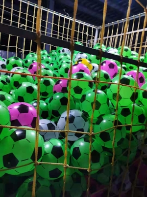 엠보스 인쇄 8 인치 붓기 축구 아이 스포츠 해변 공 수영장 장난감 PVC