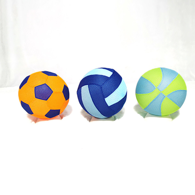 어린이용 다채로운 부드러운 직물 장난감 공  Mesh 직물 축구 OEM ODM