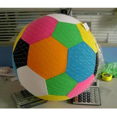 유니폼 장난감 공 붓는 PVC 축구  Mesh 직물 어린이를위한 게임 사용자 지정 로고