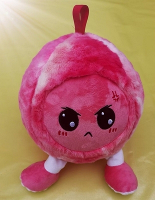 LOL 웃음 표정 놀라움 인형 팽창 공 폴리에스터 PVC 공과 함께 팽창 공